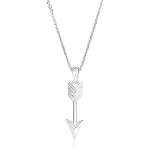 Unbranded 23681-18 Sterling Silver 18 Inch Necklace With Arrow Pendant