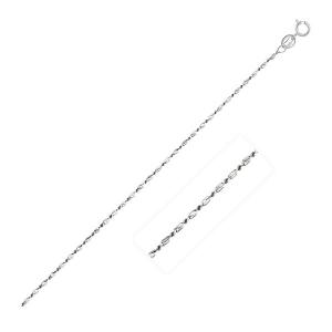 Unbranded 76687-16 14k White Gold Lumina Pendant Chain 0.8mm Size: 16'