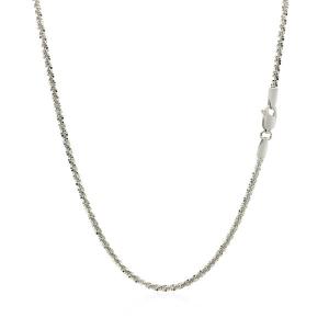 Unbranded 54979-16 14k White Gold Sparkle Chain 1.5mm Size: 16''