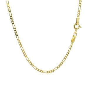 Unbranded 95649-16 14k Yellow Gold Solid Figaro Chain 1.9mm Size: 16''