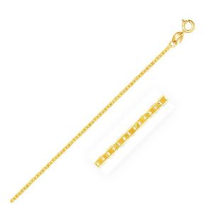 Unbranded 48892-10 10k Yellow Gold Mariner Link Anklet 1.2mm Size: 10'