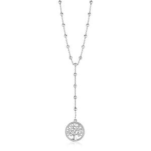 Unbranded 77440-17 Sterling Silver Lariat Necklace With Tree Of Life S