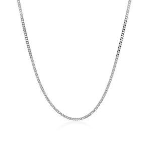 Unbranded 66565-16 14k White Gold Gourmette Chain 1.5mm Size: 16''