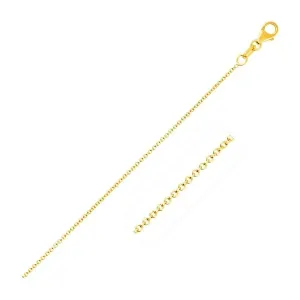 Unbranded 42773-16 14k Yellow Gold Round Cable Link Chain 1.1mm Size: 