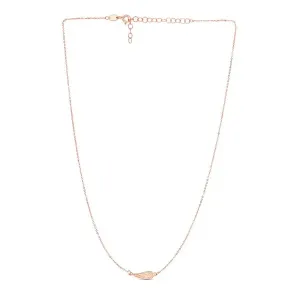 Unbranded 67546-18 14k Rose Gold Angel Wing Necklace Size: 18''