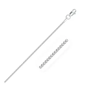 Unbranded 98307-18 14k White Gold Franco Chain 0.9mm Size: 18''