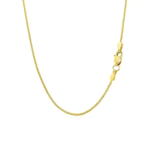 Unbranded 77093-16 14k Yellow Gold Round Wheat Chain 1.0mm Size: 16''