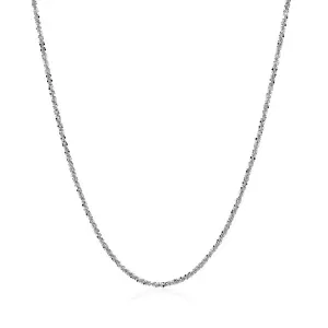 Unbranded 50881-20 14k White Gold Sparkle Chain 1.0mm Size: 20''