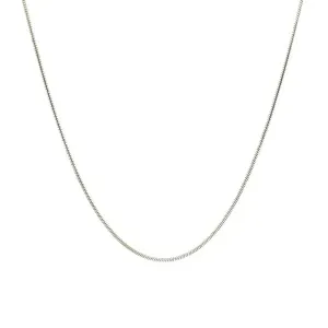 Unbranded 83579-20 Sterling Silver Rhodium Plated Snake Chain 0.9mm Si