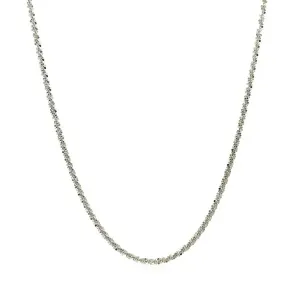 Unbranded 54979-18 14k White Gold Sparkle Chain 1.5mm Size: 18''