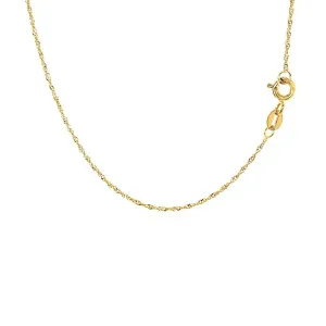 Unbranded 68060-22 14k Yellow Gold Singapore Chain 1.0mm Size: 22''