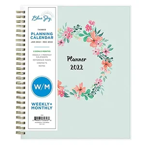 135843 | Blue Sky Laurel Weekly/Monthly Planner 2023 - 9 x