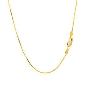 Unbranded 61991-16 14k Yellow Gold Octagonal Shiny Snake Chain 0.8mm S