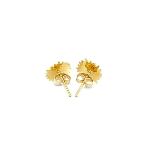 Unbranded 58300 14k Yellow Gold Sun Earrings