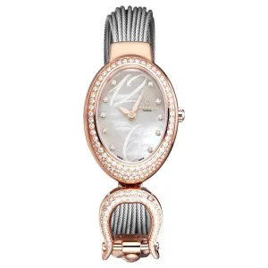 Brav MOPD1570016 Charriol  Women's 'marie Olga' Mother Of Pearl Dial D