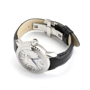 Brav CO36AS361002 Charriol  Women's 'columbus' White Dial Leather Stra