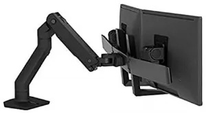 Ergotron 45-476-224 Hx Desk Dual Mntr Arm Mbk