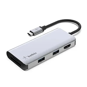 PVC002BTSGY | Belkin USB-C 5-in-1 Multiport Adapter with