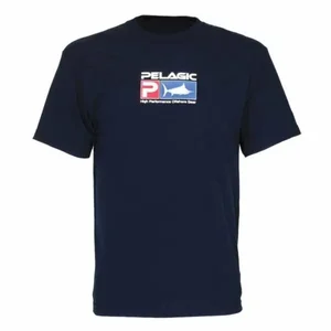 1129266 | Pelagic Deluxe Logo Short Sleeve T-Shirt - Ocean