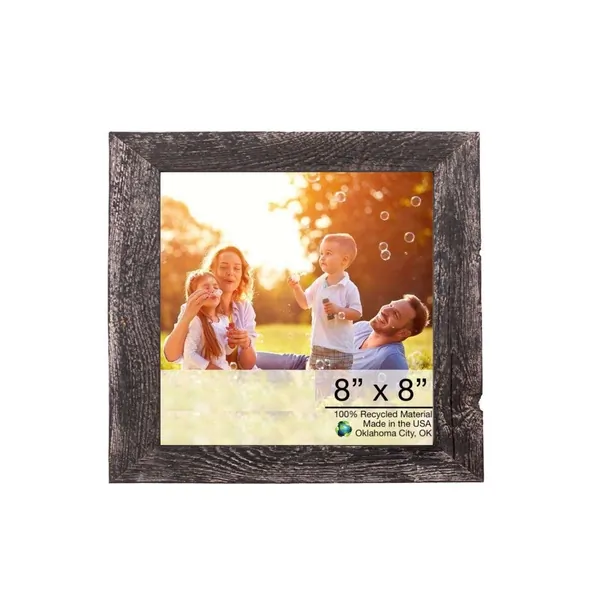 Homeroots.co 380320 Rustic Smoky Black 11x11 Picture Frame - Handmade 