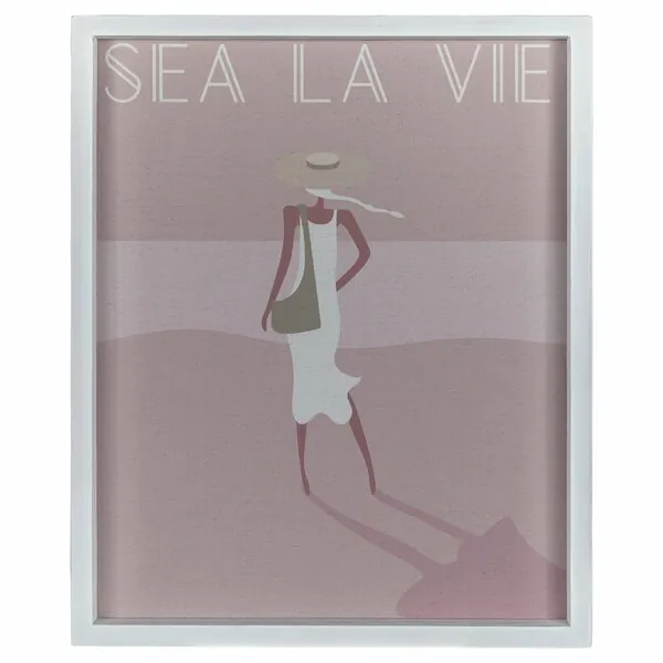 Homeroots.co 380860 Sea La Vie White Framed Wall Art