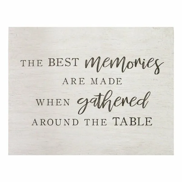 Homeroots.co 373189 Gathered Around The Table Oversized Wall Art - Whi