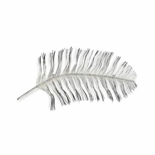 Homeroots.co 379830 Elegant Black And Silver Peacock Feather Wall Art