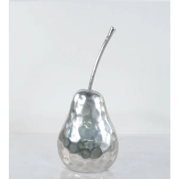 Homeroots.co 364250 Delicious Hammered Finish Pear Statue