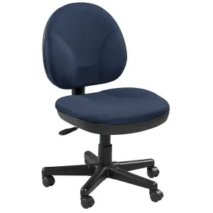 Homeroots.co 372433 20 X 24 X 36 Blue Fabric Chair