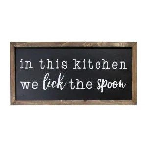 Homeroots.co 373338 In This Kitchen Chalkboard Style Wall Art