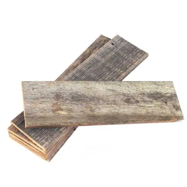 Homeroots.co 380378 Pack Of 6 Rustic Natural Weathered Gray Wood Plank