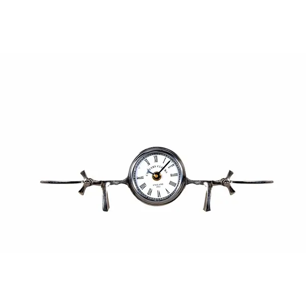 Homeroots.co 364225 3 X 13.5 X 4.5 Aeroplane Table Clock