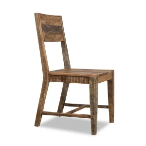 Homeroots.co 379814 Set Of 2 Solid Mango Wood Dining Chairs