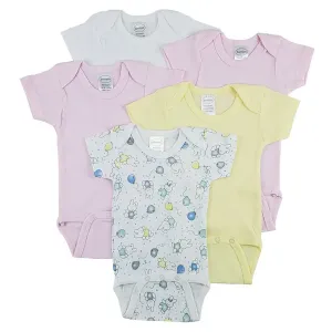 Bambini CS_0284S Bambini Short Sleeve One Piece 5 Pack