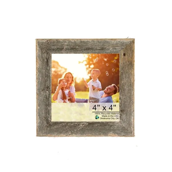 Homeroots.co 379893 4 X 4 Natural Weathered Gray Picture Frame