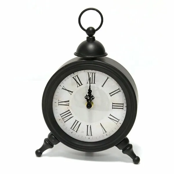 Homeroots.co 373178 Elegant Norman Metal Table Clock