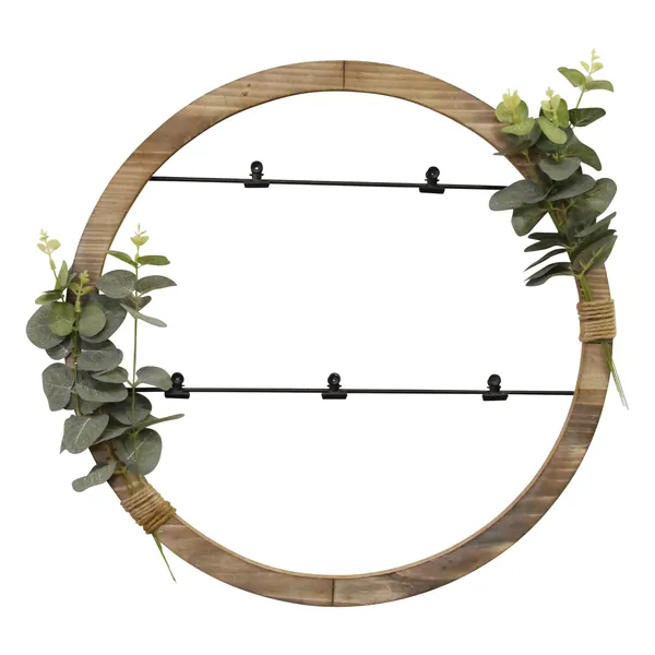 Homeroots.co 373342 Eucalyptus Photo Holder Wood Framed Wall Art