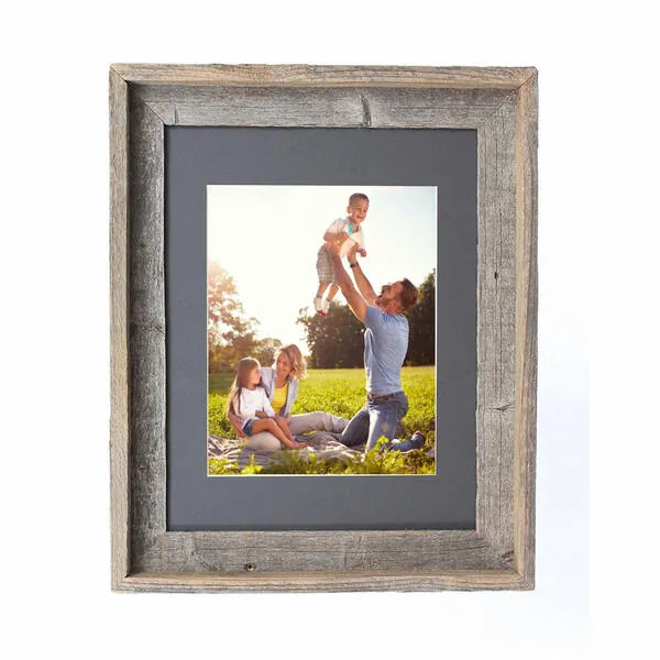 Homeroots.co 380368 19x24 Rustic Cinder Picture Frame With Plexiglass 