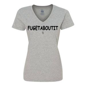 Bad FUGVMEGR Fugetaboutit Ladies' Medium Shirt In Gray