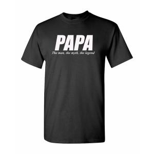 Bad PAPTXLBK Papa The Man, The Myth, The Legend Shirt - Xlarge