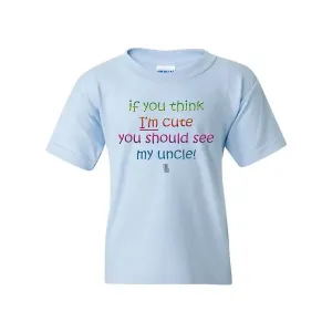 Bad YTHCUTEUTMEBL Cute Uncle Youth T-shirt - Perfect For Young Trendse