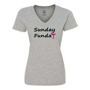 Bad FUNVLGGR Sunday Funday Ladies Shirt Large