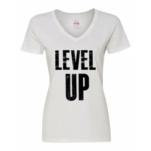 Bad LEVVSMWH Level Up Ladies Shirt Small