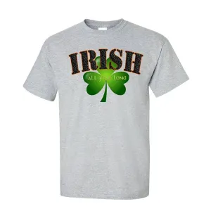 Bad YTHIRITXLGR Irish All Year Long Youth T-shirt Youth X-large