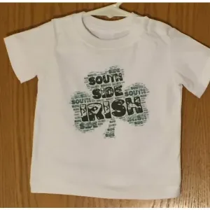 Bad YTHIRI2TMEWH South Side Shamrock Irish Youth T-shirt Youth Medium