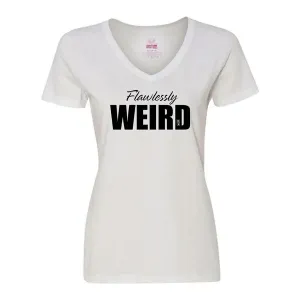 Bad FLAVMEWH Flawlessly Weird Ladies T-shirt  Medium