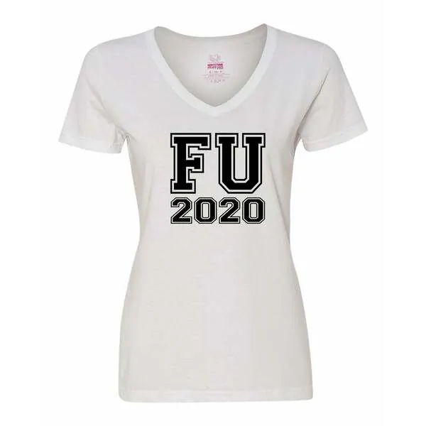 Bad FU20VXLWH Fu 2020 Ladies Shirt  Xlarge