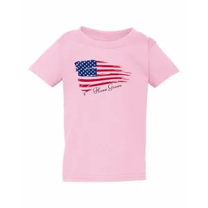 Bad YTHHOMTLGPK Home Grown American Flag Youth T-shirt Youth Large