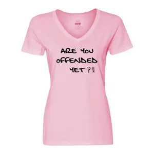 Bad OFFVSMPK Are You Offended Yet Ladies Tee  Small