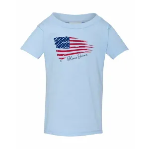 Bad YTHHOMTSMBL Home Grown American Flag Youth T-shirt Youth Small